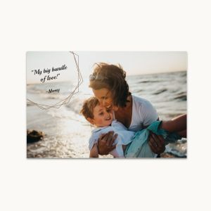 Photoprint on metal plate