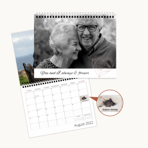 Personalized wall calendar