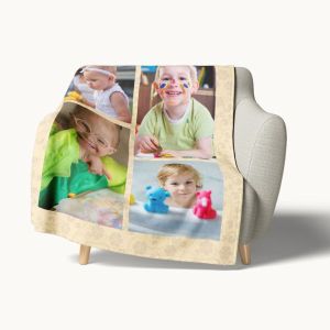 Personalized photo-print blanket 