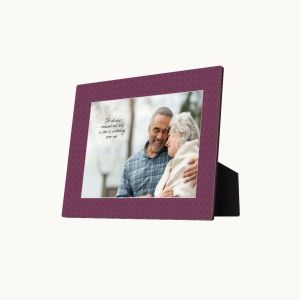 Desktop photo plaque