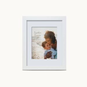 Framed keepsake photo with mat board