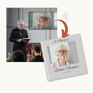 "Tribute of a Lifetime" photo album - Hardcover - 30 pages