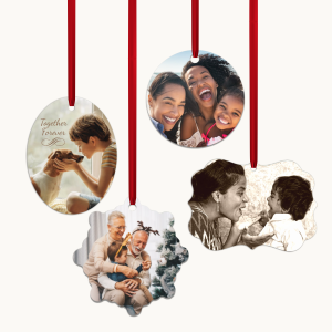 Personalized metal ornaments