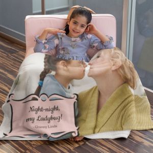 Personalized photo-print blanket 